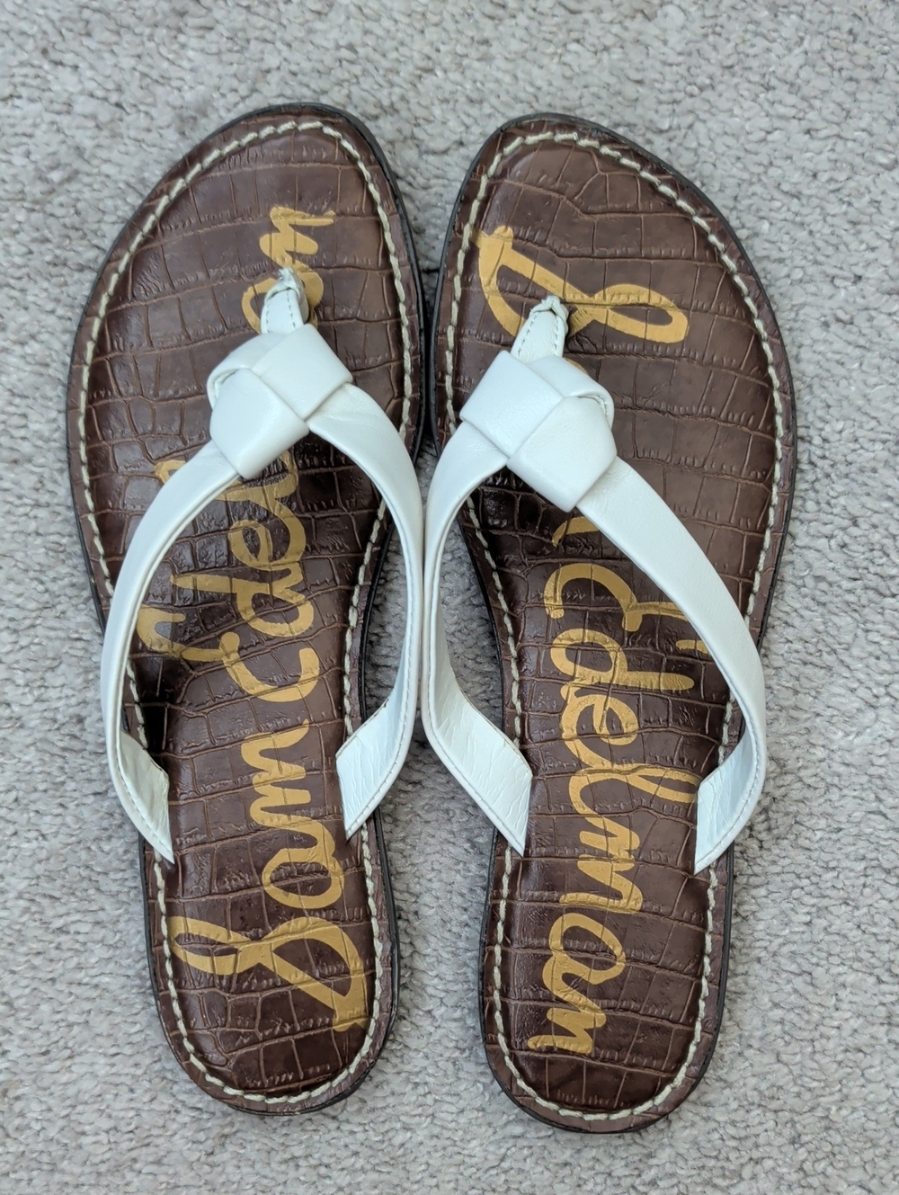 Sam Edelman Giles White Sandals